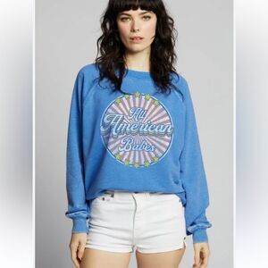 Recycled Karma The American Babes Sweatshirt NWOT